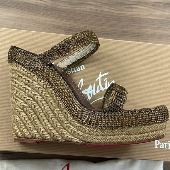 Christian Louboutin Cadena Chain Espadrilles - Picture 6 of 12